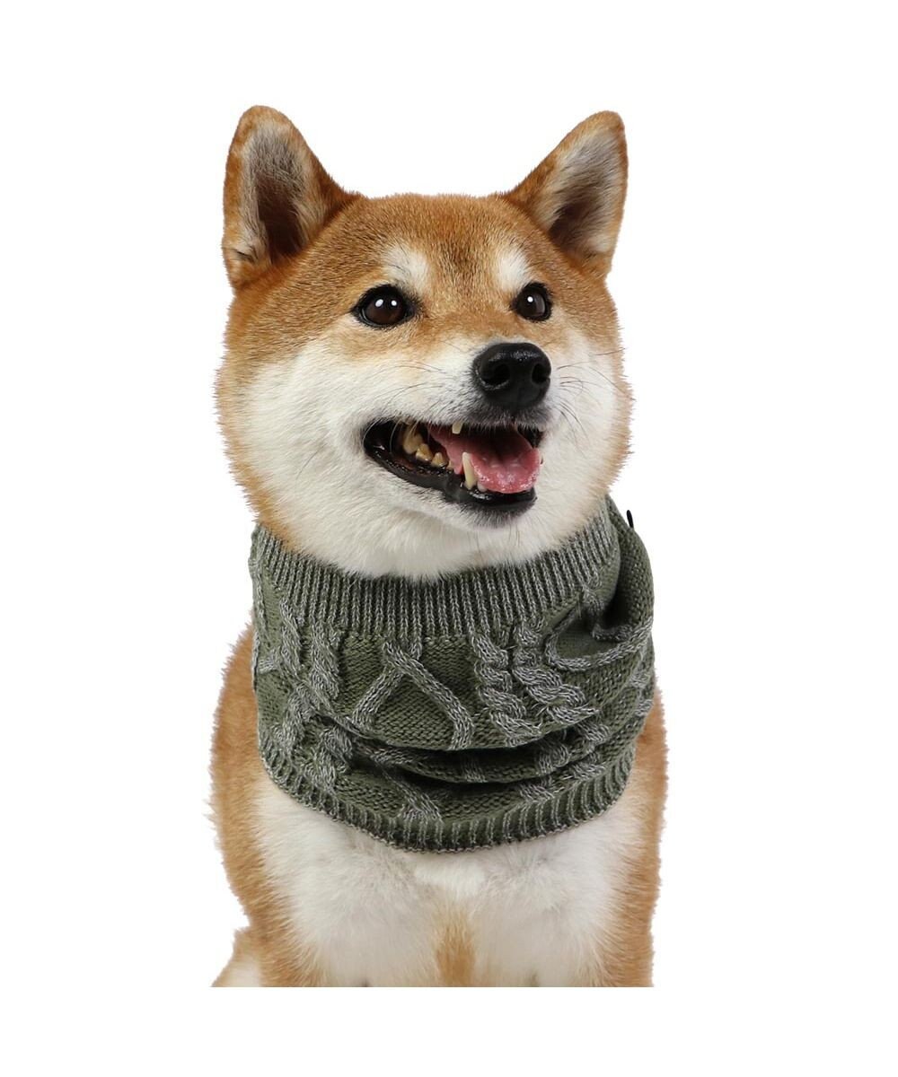 PET PARADISE ペットパラダイス 反射スヌード 《カーキー》 中型犬 大型犬 