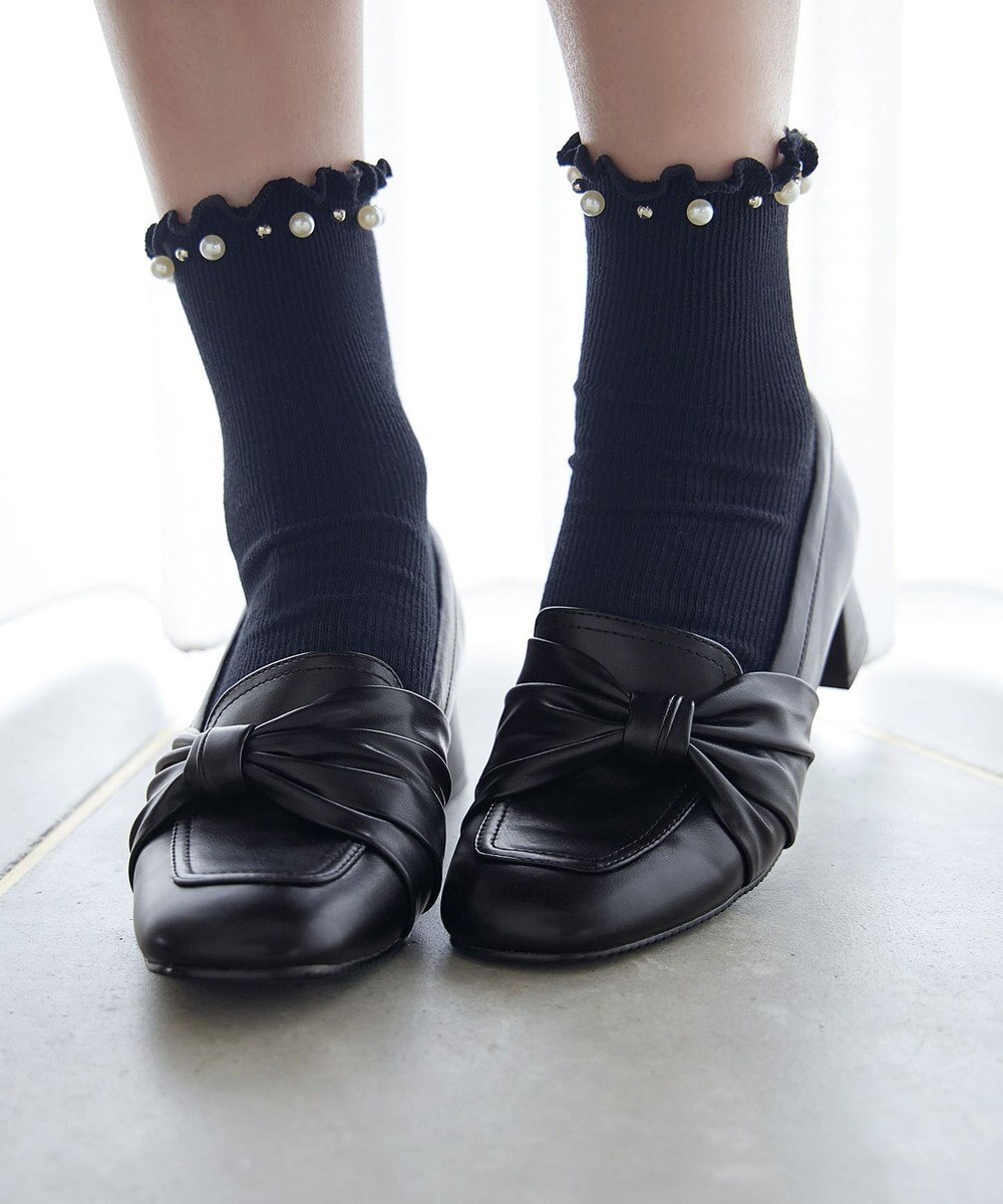 Tiaclasse 【安田美沙子さん着用】リボンローファー 