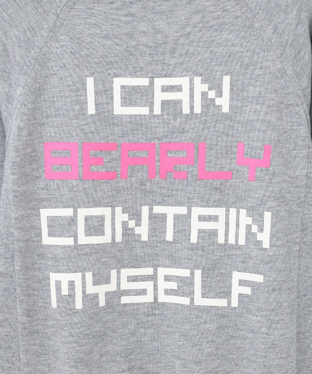 PW CIRCULUS 【WOMEN】【洗える】ベアスタンドモチーフ ラグランスリーブ クルーネック ニット 