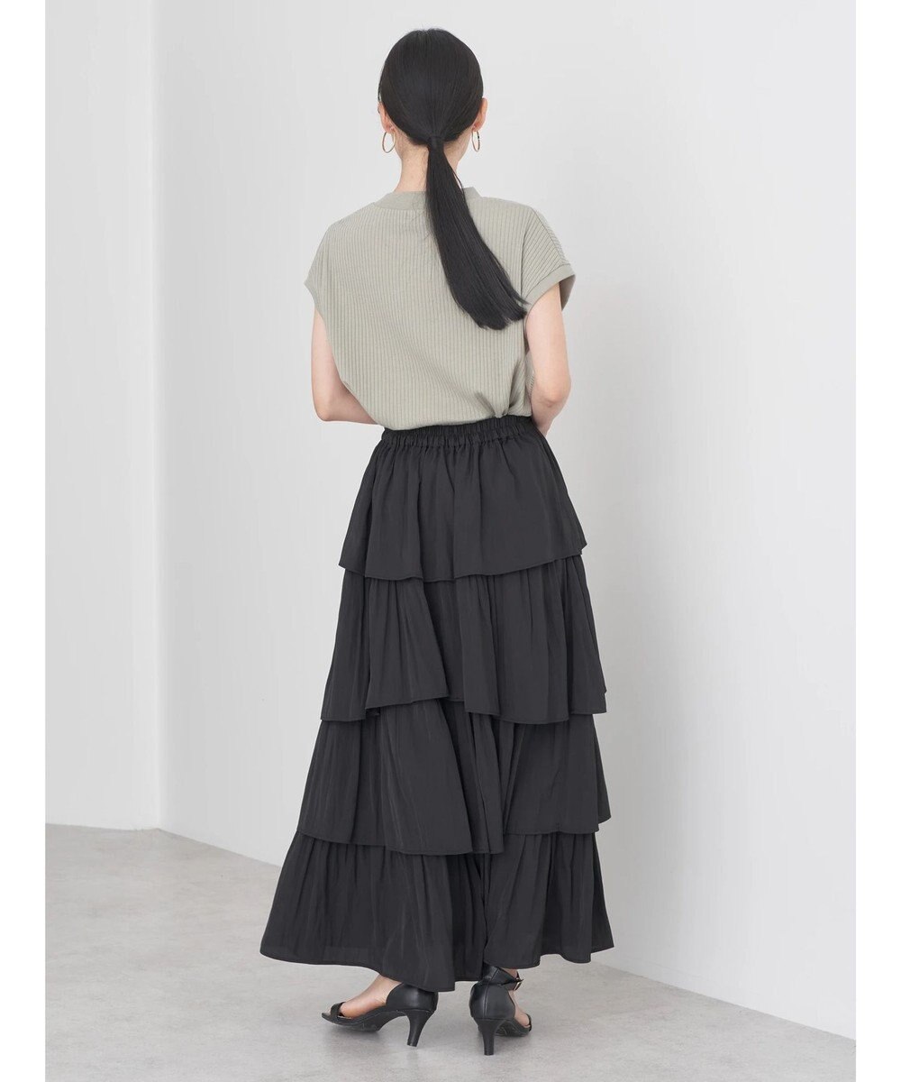 earth music&ecology フレンチスリーブリブプルオーバー 