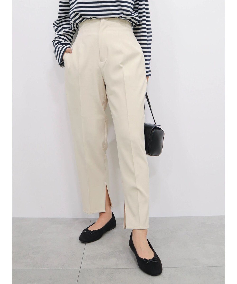 Green Parks 裾スリット／選べる美脚みえパンツ 