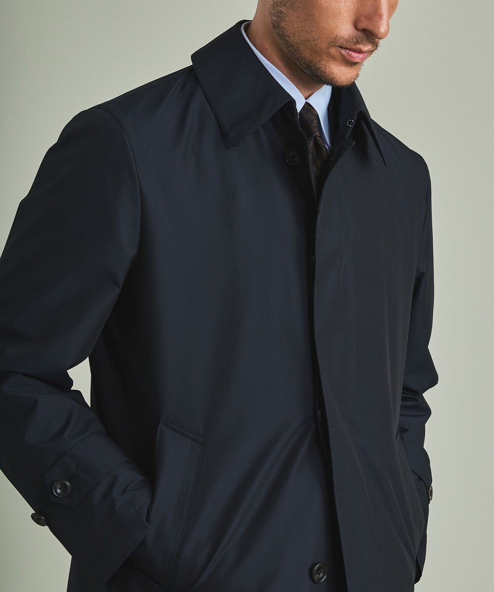 GOTAIRIKU 【防水/軽量/シワになりにくい】ラスタードビーメモリーラミネーションコート_ ステンカラー(24年モデル) 