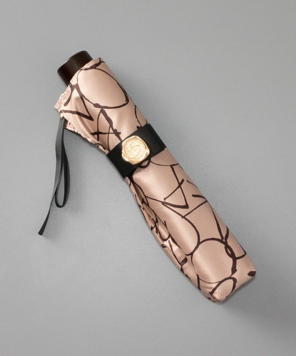 AURORA Beaurance（ビューランス）モノグラムプリント雨傘（折り畳みミニ傘） 