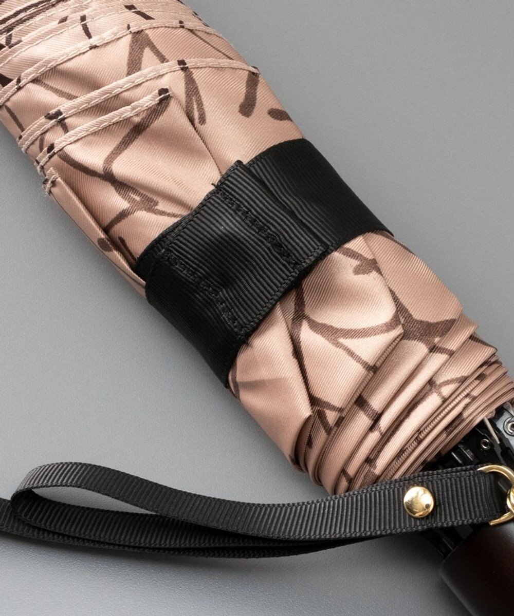 AURORA Beaurance（ビューランス）モノグラムプリント雨傘（折り畳みミニ傘） 