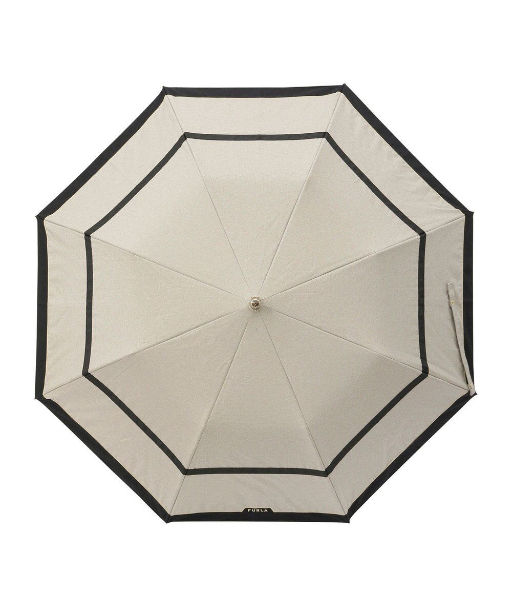 MOONBAT FURLA 晴雨兼用日傘 折りたたみ傘 シャンブレー切継 ／遮光 遮熱 UV 