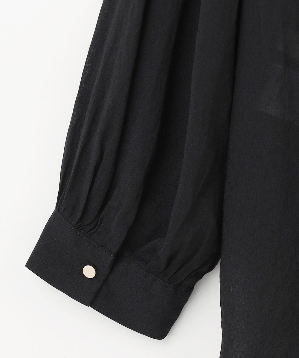 ANY SIS 【洗える】シャーリングシアー ブラウス 