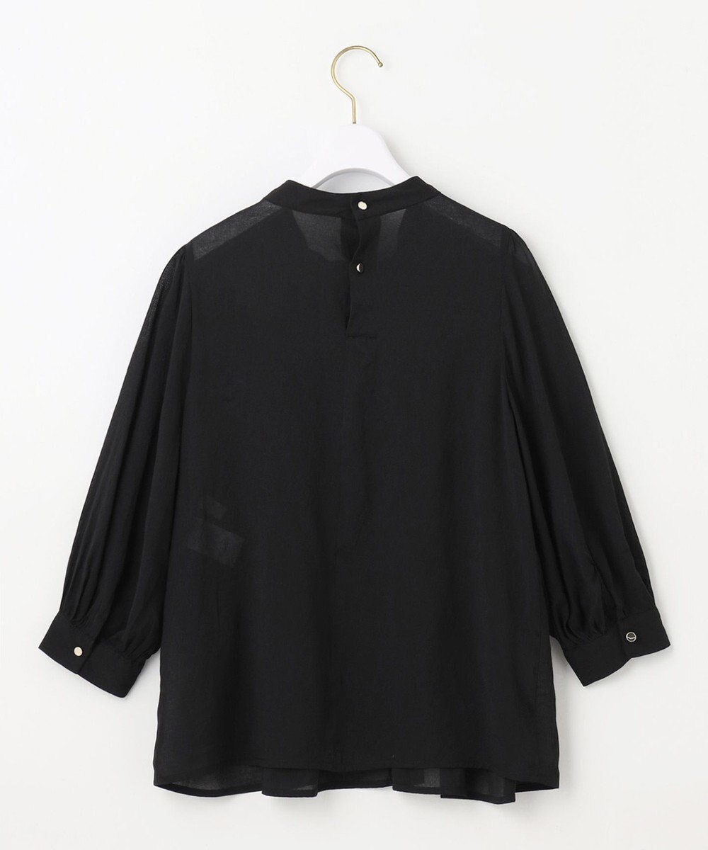 ANY SIS 【洗える】シャーリングシアー ブラウス 