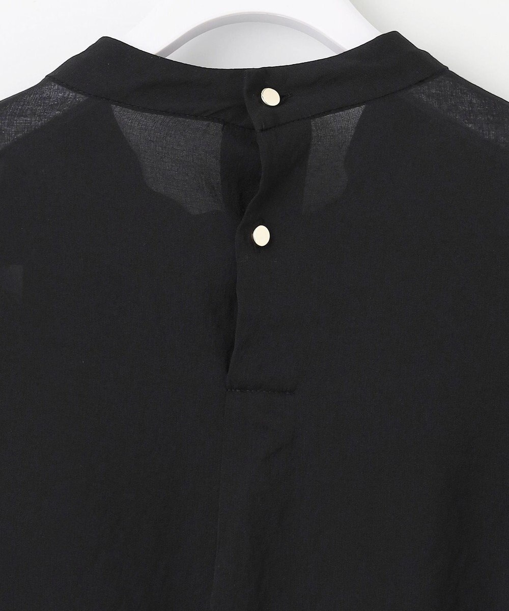 ANY SIS 【洗える】シャーリングシアー ブラウス 