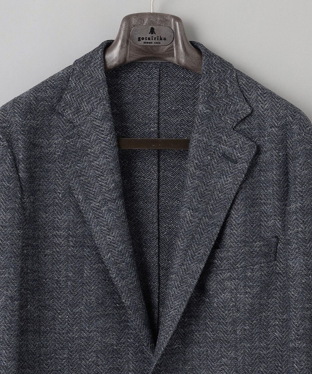 GOTAIRIKU 【宮田毛織】リネンジャージー カーディガンジャケット 