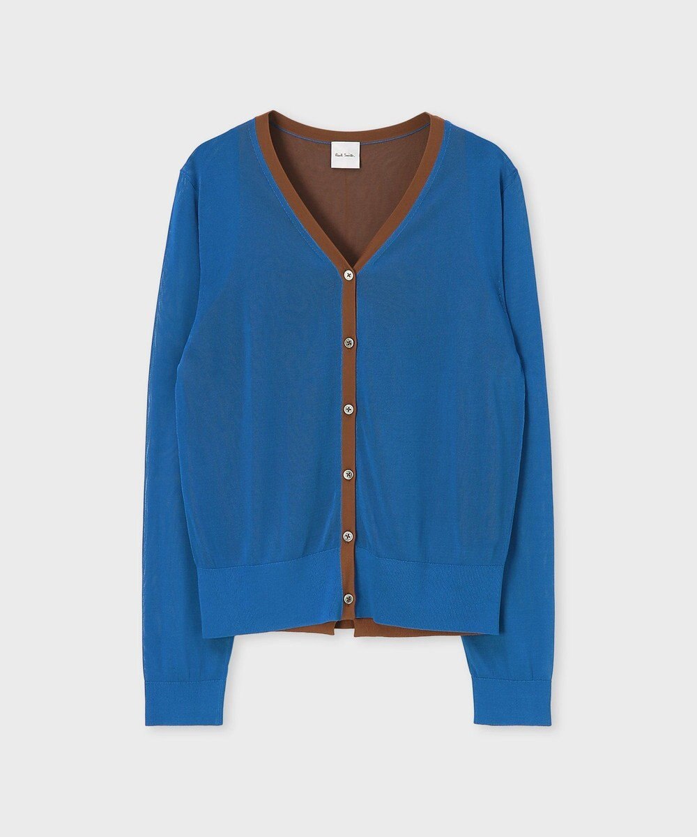 Paul Smith シアーレイヤード 長袖カーディガン 