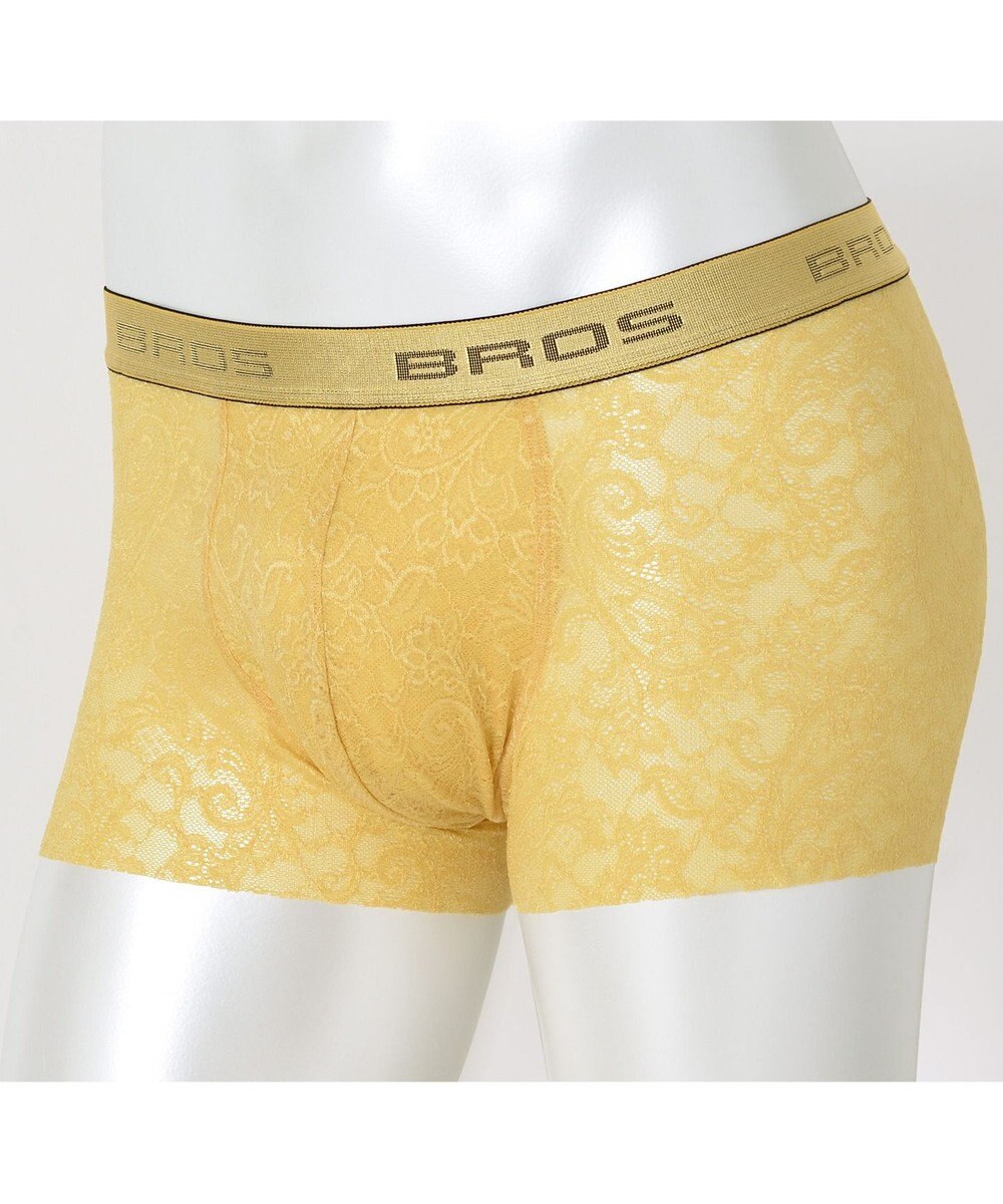 WACOAL MEN ボクサーパンツ 「レースボクサー」 通気性 フロント快適グラマラス 前閉じ GT3340 /ブロス バイ ワコールメン 