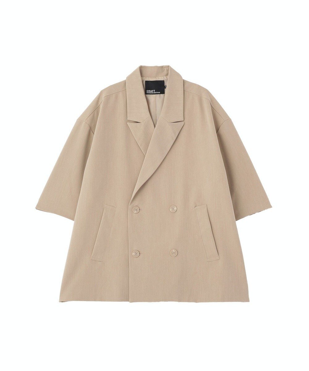 CRAFT STANDARD BOUTIQUE 半袖ダブルテーラードセットアップ 