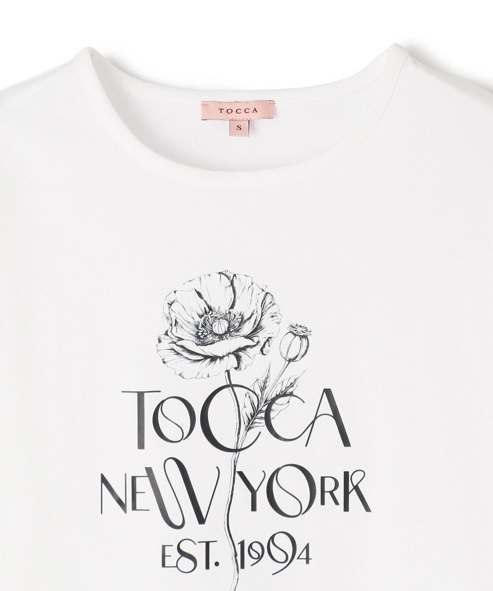 TOCCA 【接触冷感・UV90%以上カット・洗える】BLOOM OF TOCCA Tシャツ 