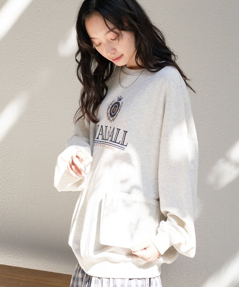 WEGO 刺繍BIGスウェット 