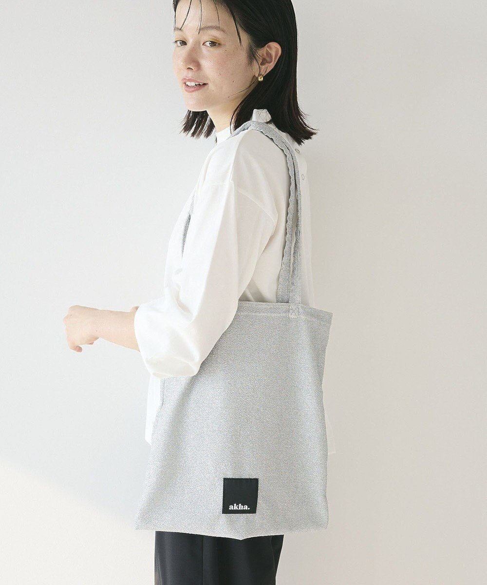 CRAFT STANDARD BOUTIQUE 【追加】akha.ラメトートバッグ 