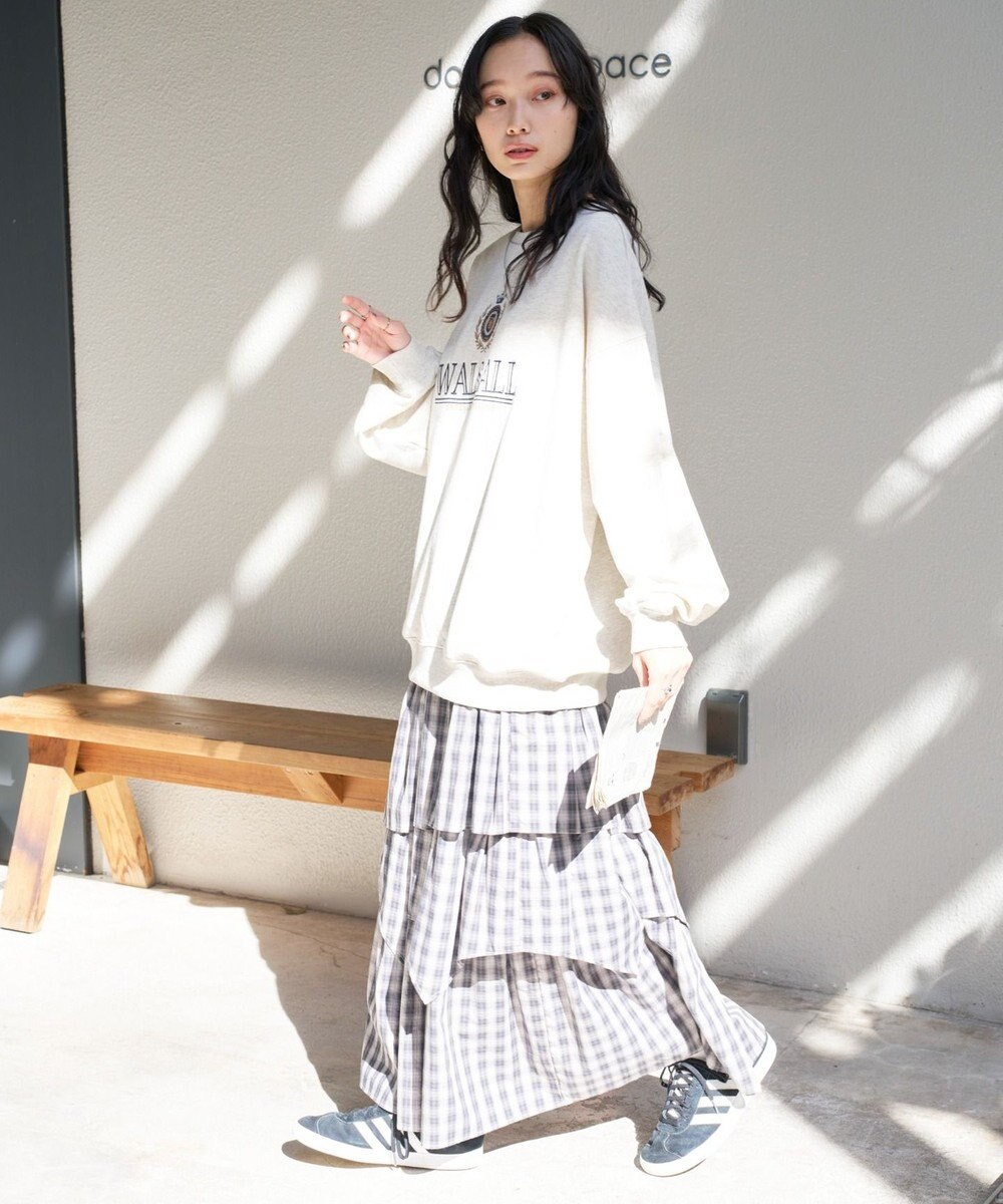 WEGO 刺繍BIGスウェット 