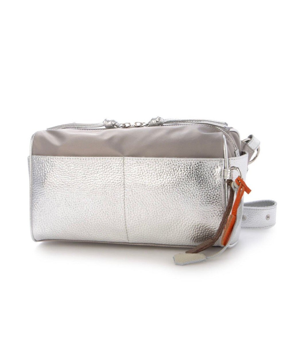 UNBILLION ペルケ perche / 牛革×ナイロンチェンジベルトキーチャームショルダー 