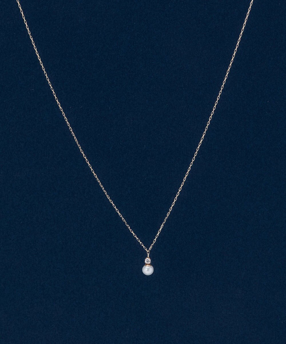 Phoebe 【K10】ジュエルラックネックレス　パール/6月誕生石/天然石/全長:40cm 