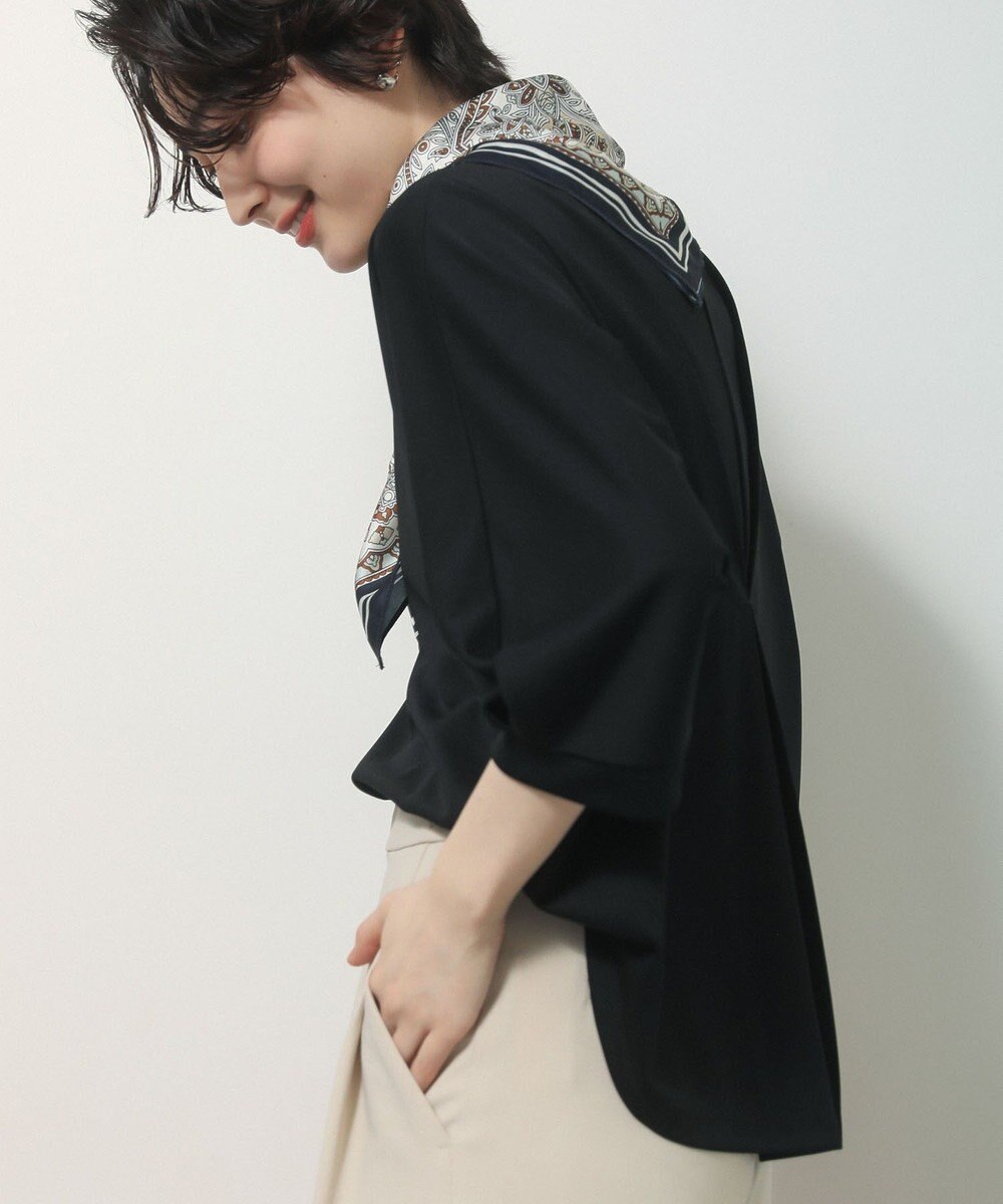 Green Parks 【優秀ブラウス】マルチ機能バックデザインブラウス 