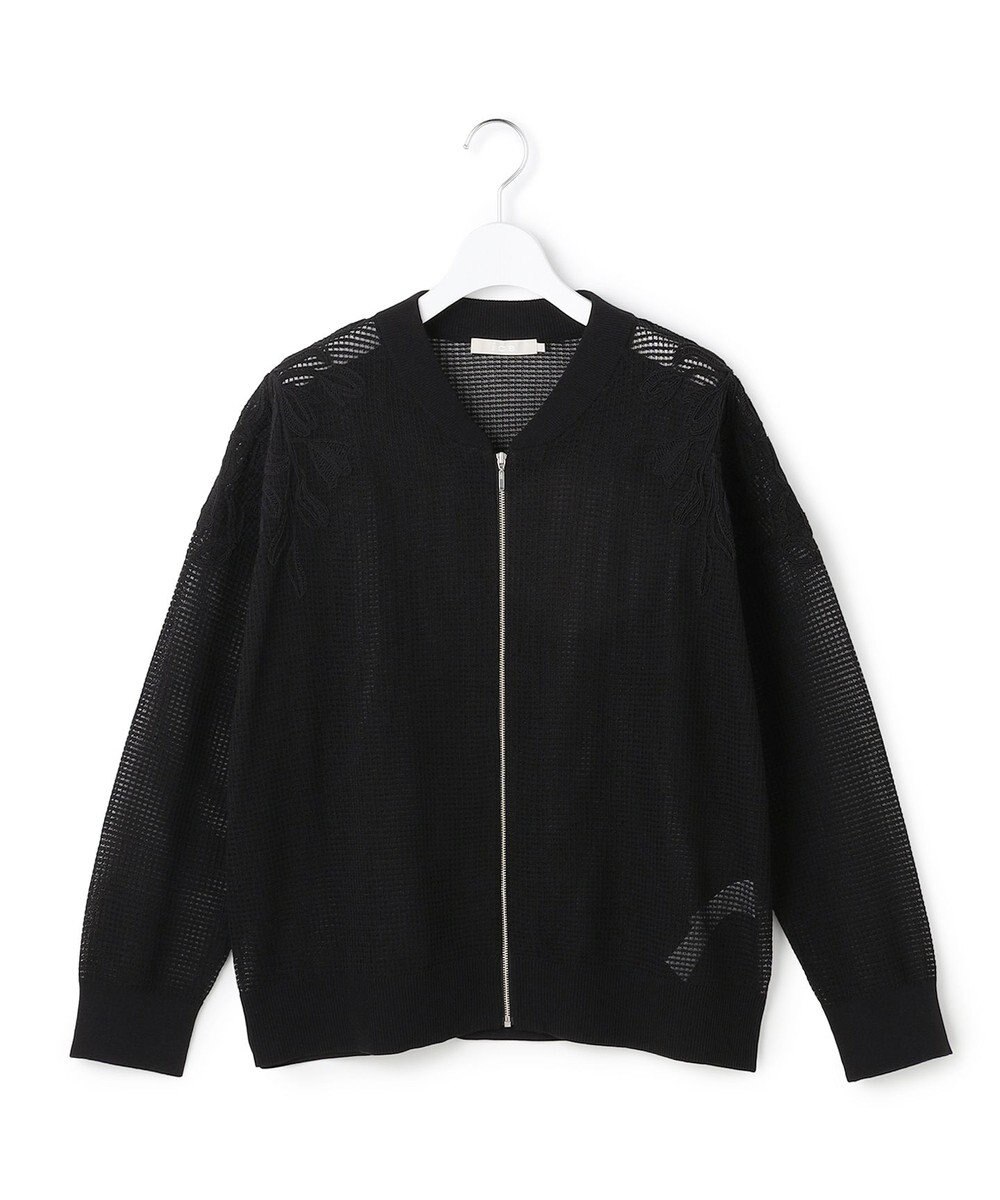 ICB L メッシュレースブルゾン 