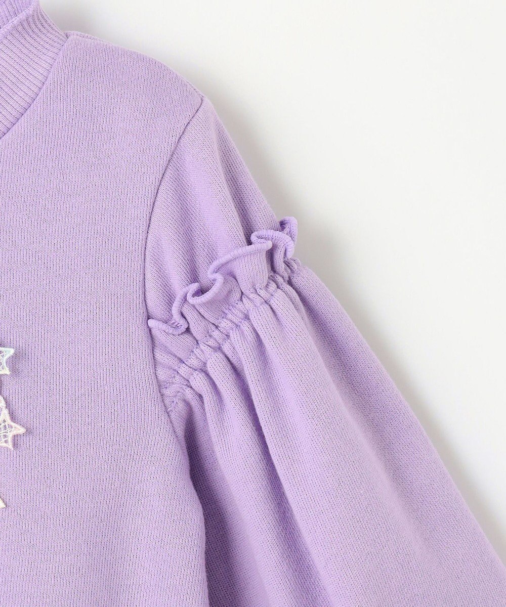 ANY KIDS ネコシルエット裏毛トレーナー 