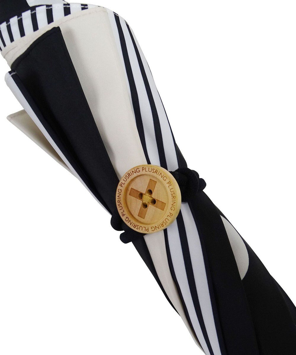 +RING 【UVカット90%以上】【数量限定】レディース向け 晴雨兼用（長ショート） BLK T1164 