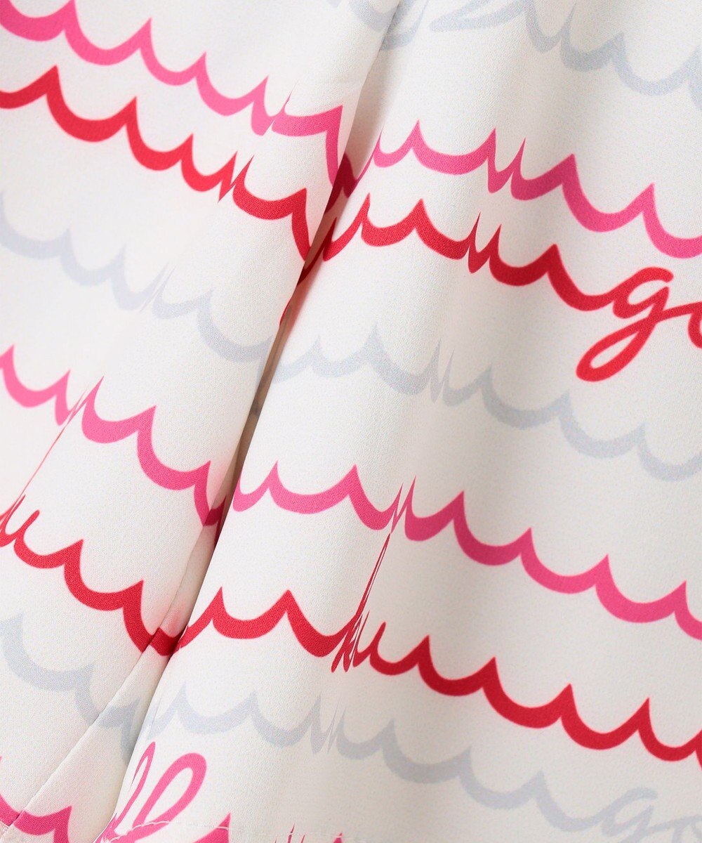 23区GOLF WEB限定【WOMEN】ウェーブロゴプリント ショートパンツ 