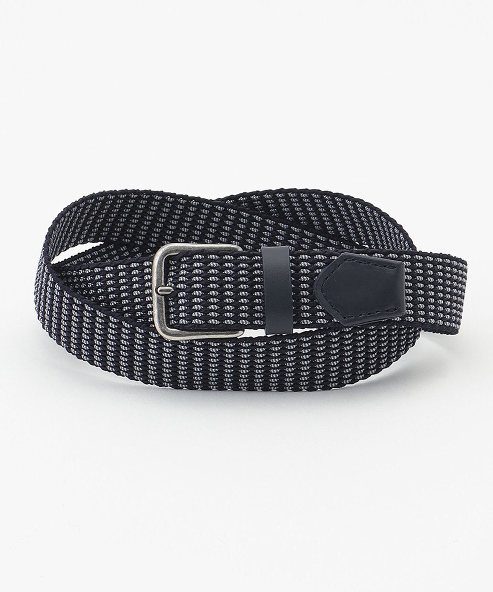 JOSEPH ABBOUD 【伸びる】薄くて軽い！ ライトミックスコード ベルト 