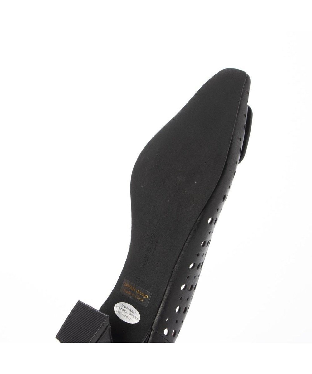 MODE ET JACOMO <MODE ET JACOMO>バックルモチーフパンチングパンプス 