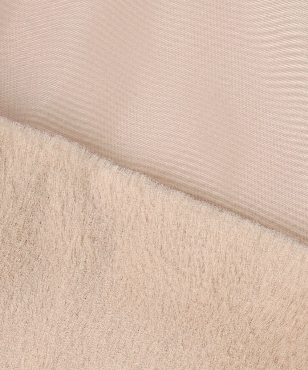 Feroux ノーカラーファー ジャケット 