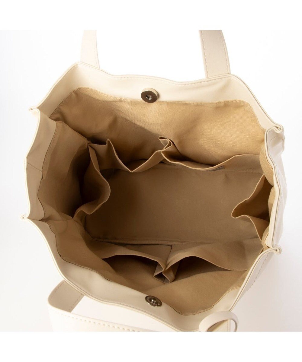 UNBILLION カシュカシュ cachecache / ガーメント合皮ショッパートートバッグ 