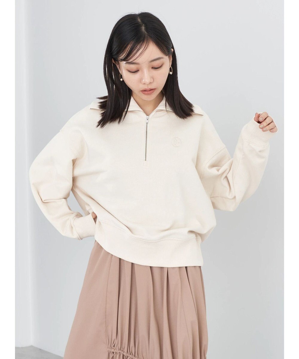 earth music&ecology ハーフＺＩＰスウェット 