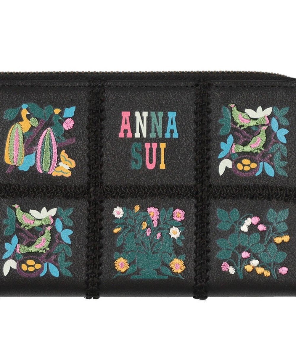 ANNA SUI ブルーム Lファスナー長財布 