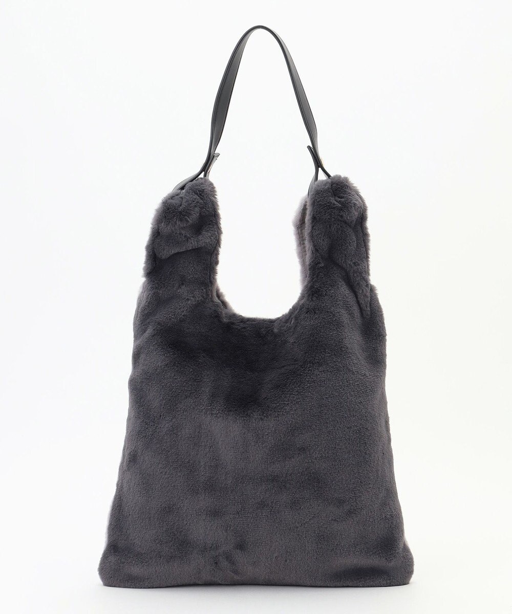 ANY 2WAYバイカラーファーバッグ 