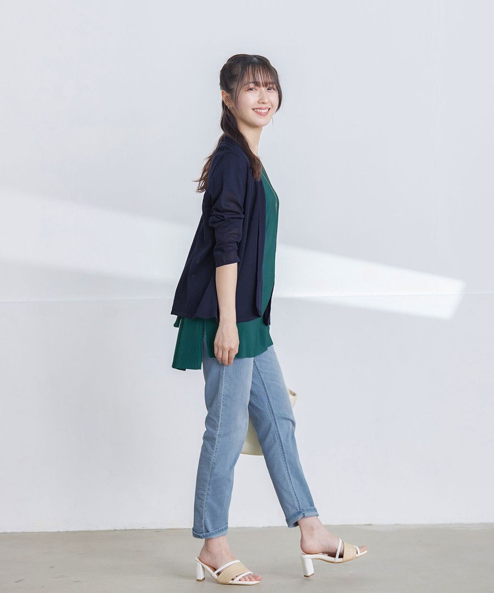 Tiaclasse 【洗える・ストレッチ】デニムパンツ 