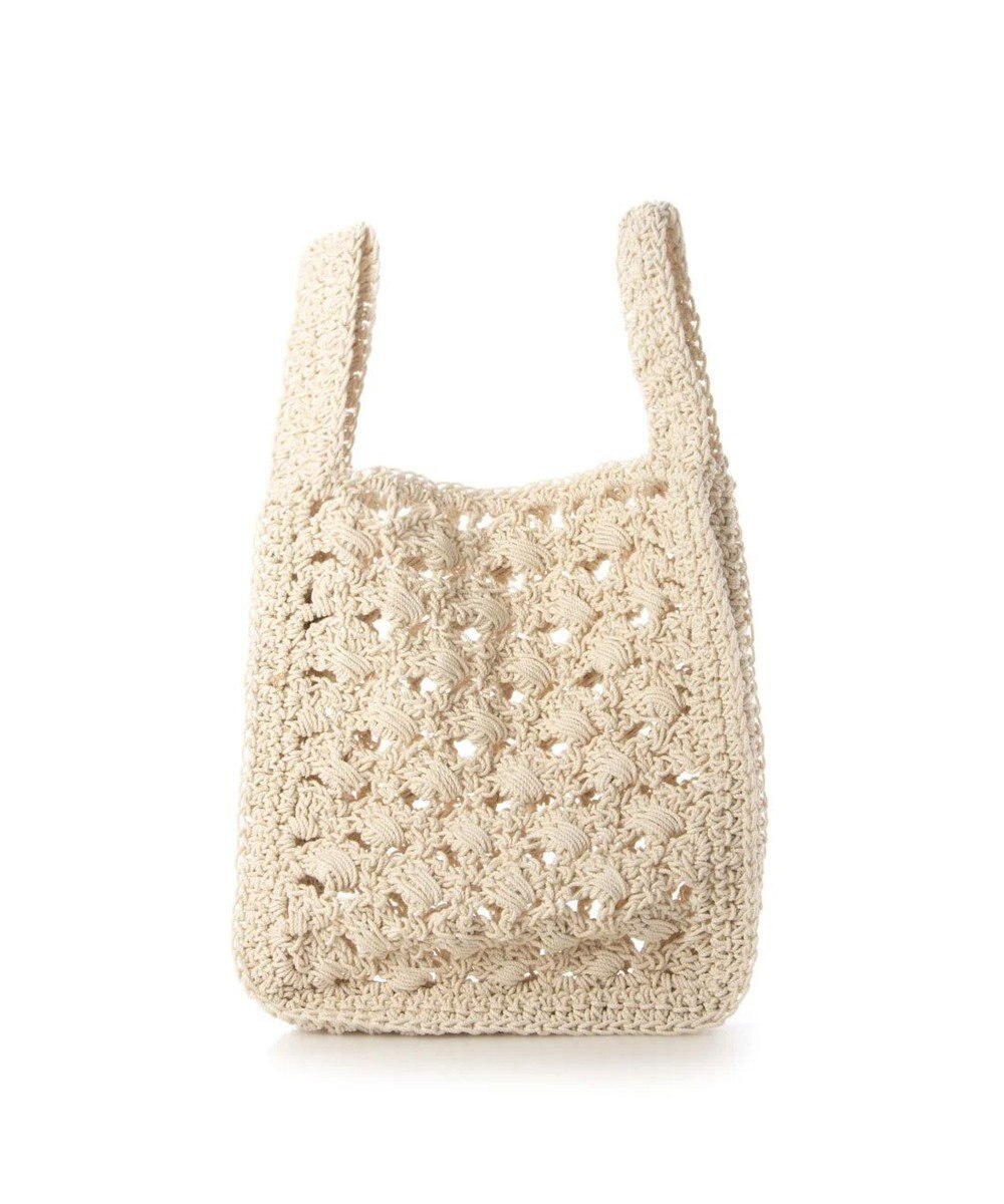 UNBILLION cachecache 柄編みショッパーミニトート 