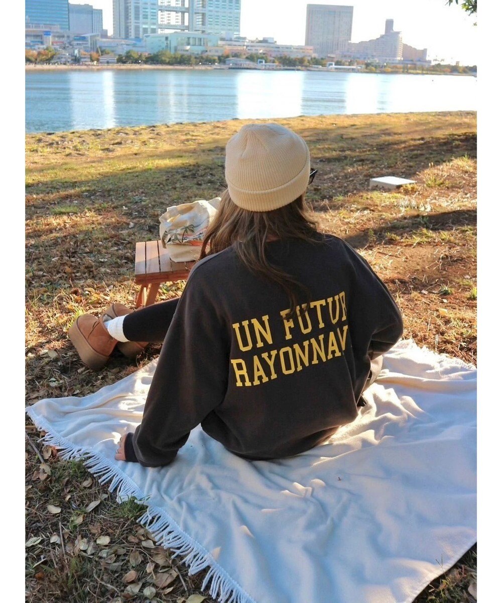 Green Parks バックロゴプリントスウェット 