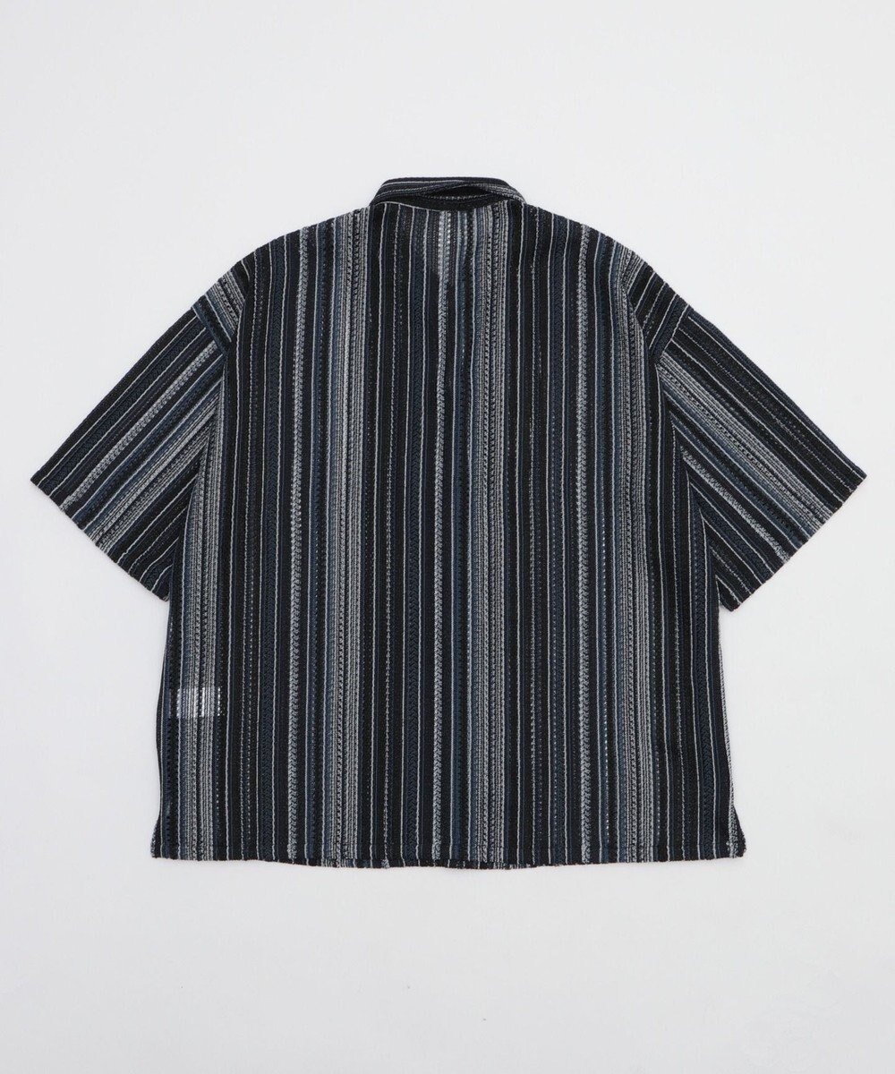WEGO ストライプメッシュBIGシャツ（SS） 