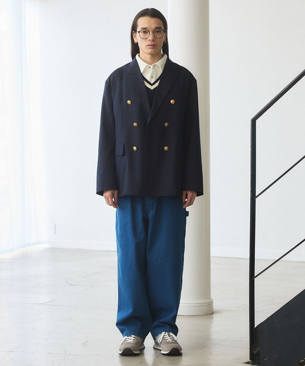 J.PRESS YORK STREET 【UNISEX】ネイビーブレザー / ダブル / 金釦 