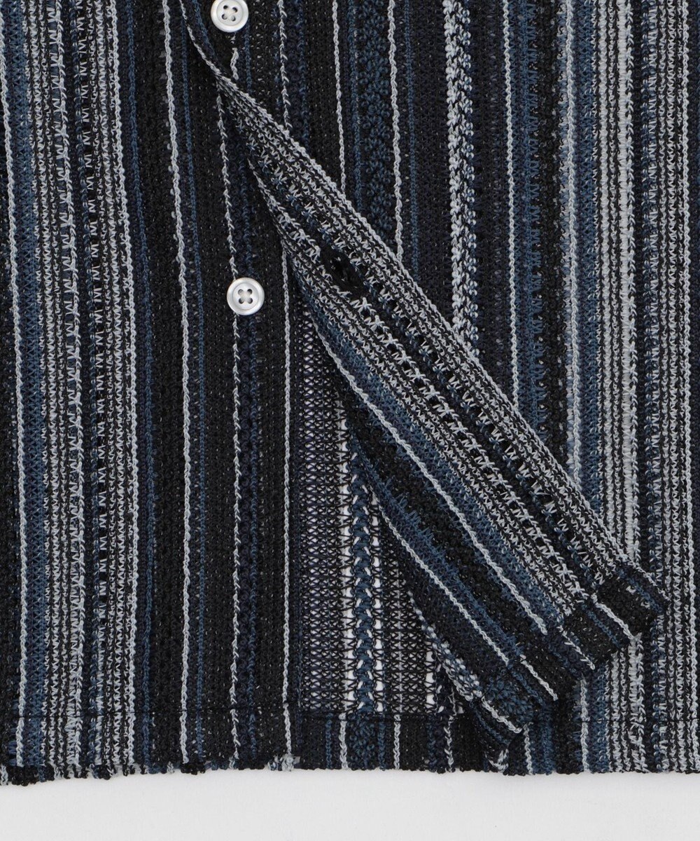 WEGO ストライプメッシュBIGシャツ（SS） 