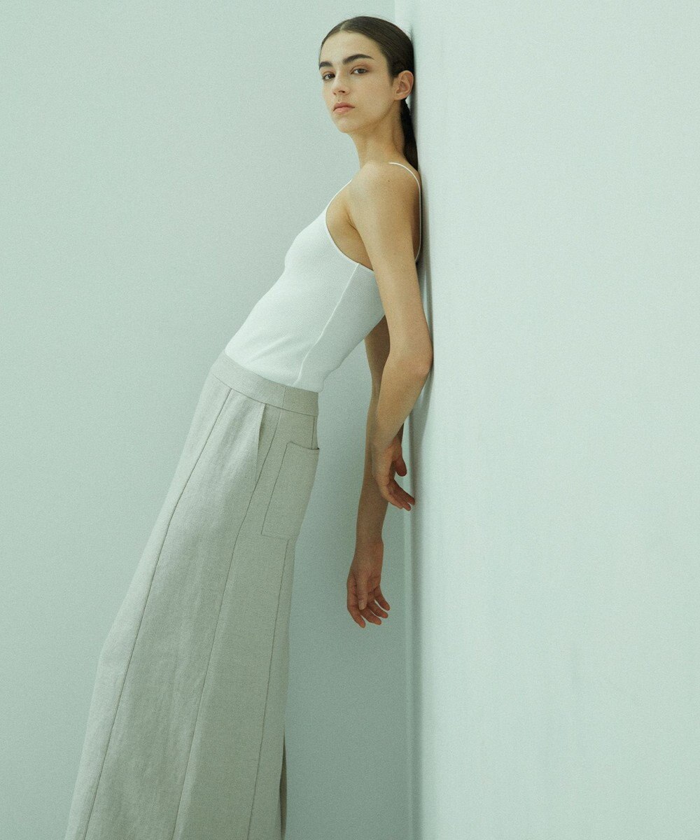 BEIGE， BURDOCK / Iラインスカート 