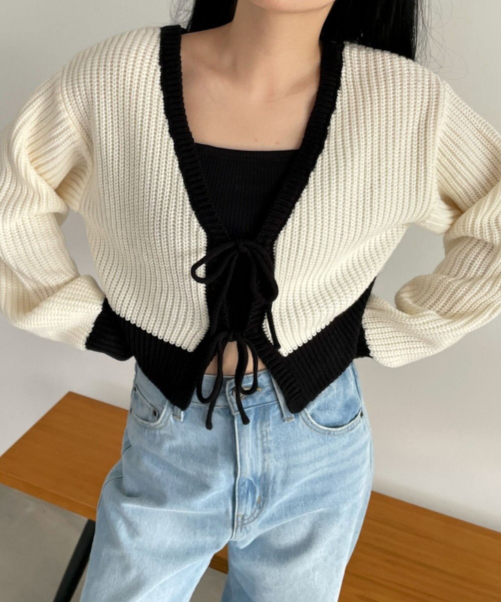 WEGO 2WAYリボンカーデ 