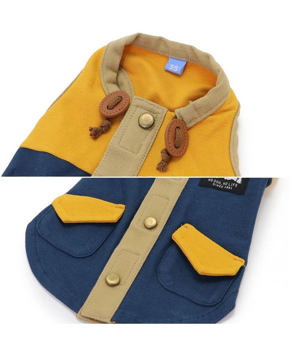 PET PARADISE ペットパラダイス 背中開きベスト 《ネイビー》 小型犬 