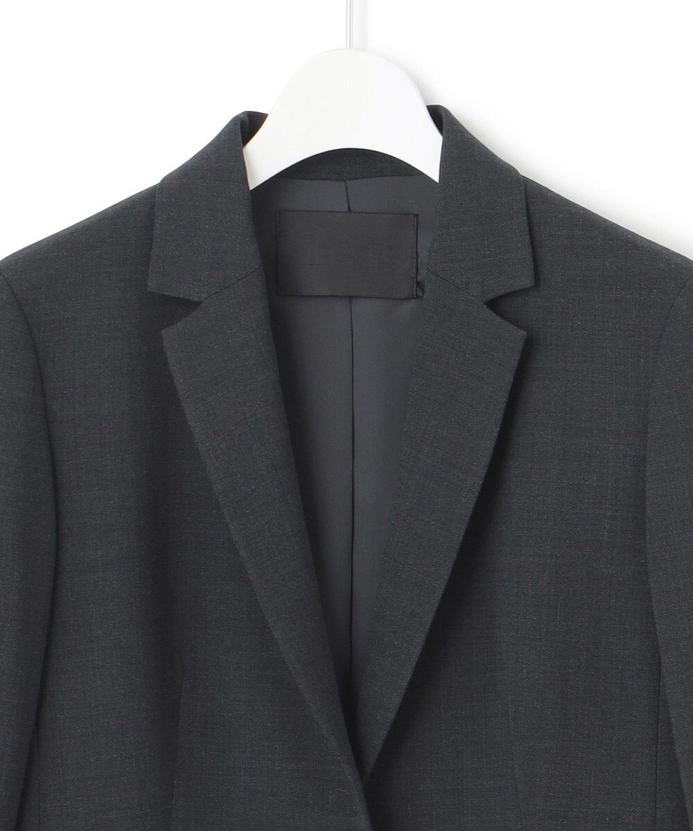 ICB 【UVカット・洗える】ウール2WAYストレッチ テーラードジャケット 