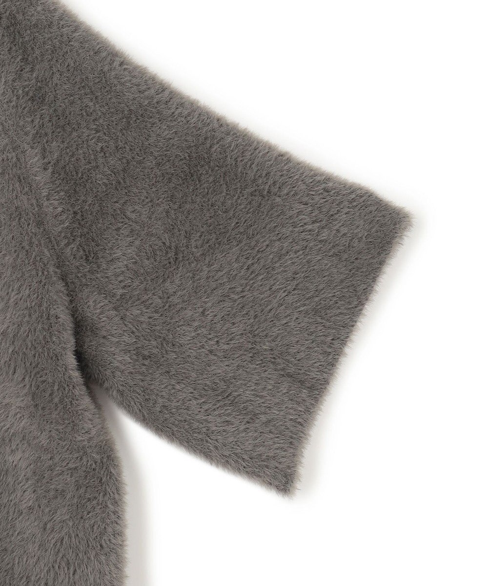 UNFILO L ナイロンシャギー  ハーフスリーブ プルオーバー 