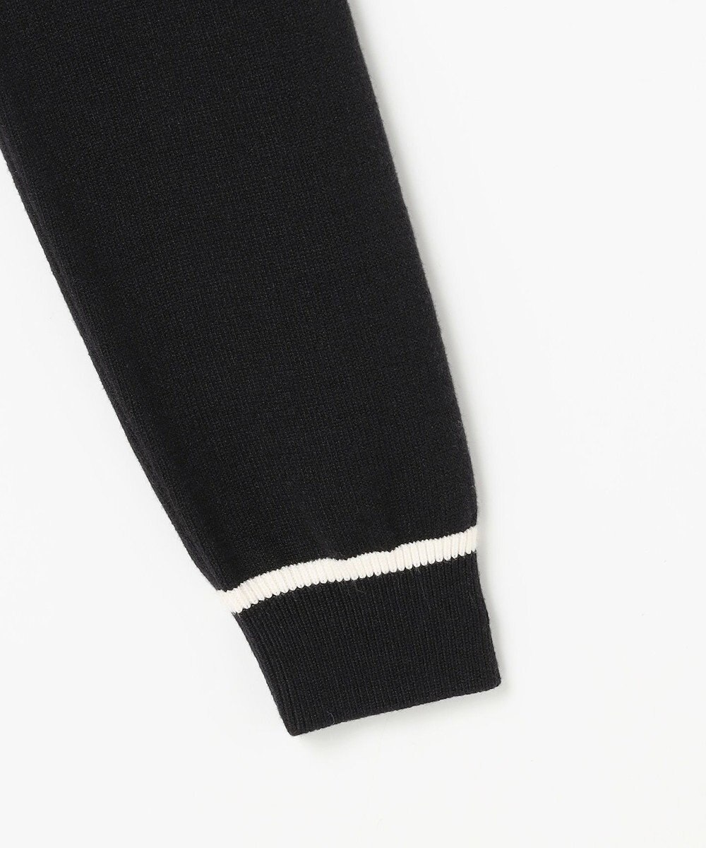 Feroux リボン刺繍ダイア柄 ニット 