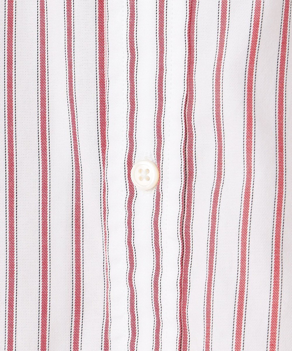 J.PRESS MEN 【WEB・一部店舗限定】ドビーマルチストライプ バンドカラーシャツ 