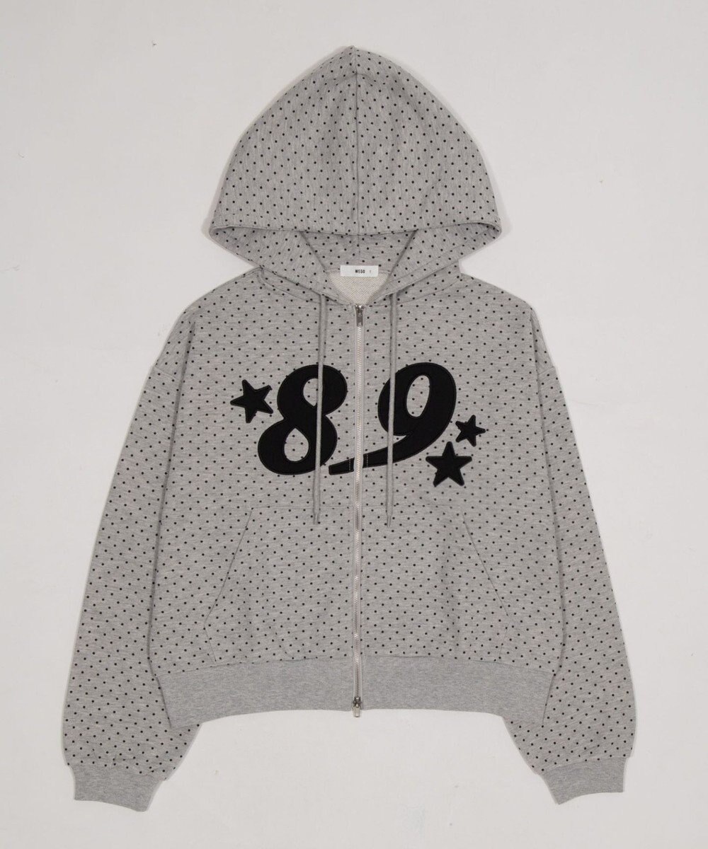 WEGO グラフィックZIPパーカー 