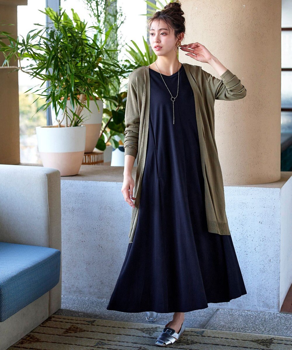 Tiaclasse 【洗える】カットソーワンピース 