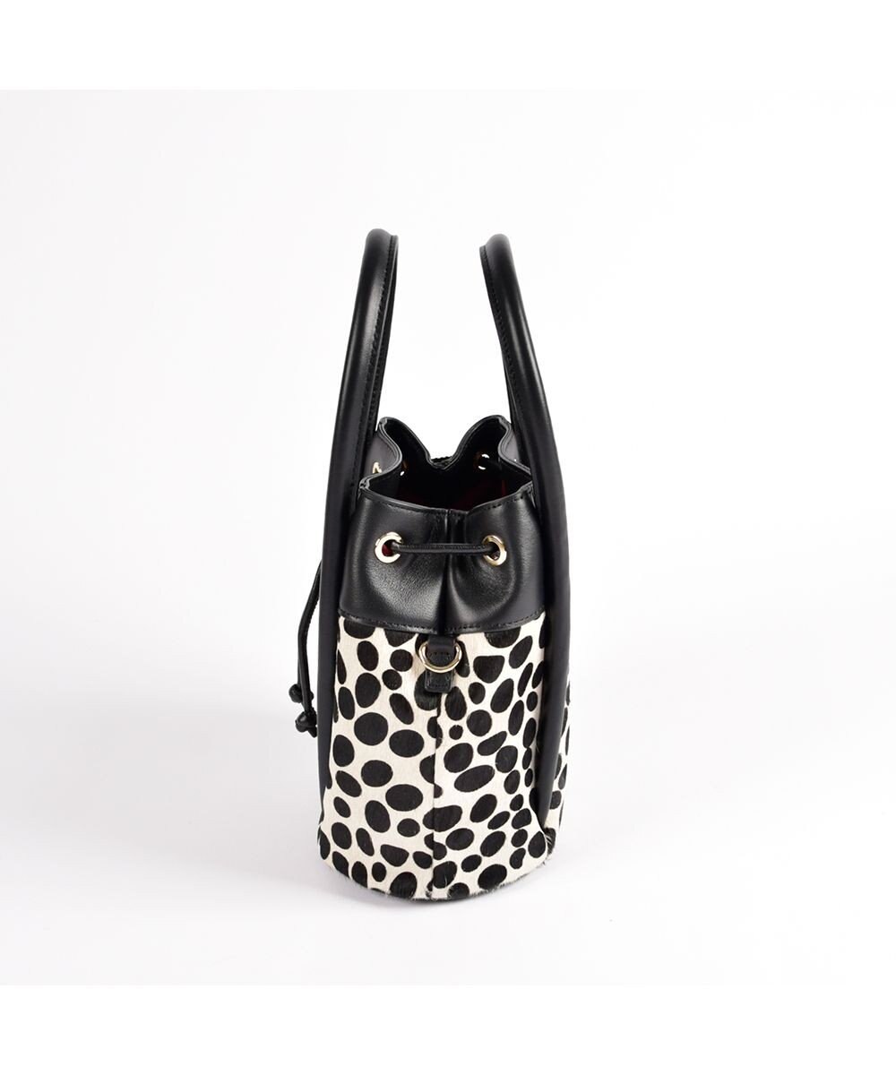 LA BAGAGERIE カウヘアー2WAYバケットバッグ 
